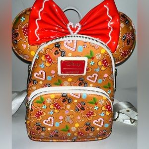 Disney Gingerbread Mini Backpack and matching Mickey Ears